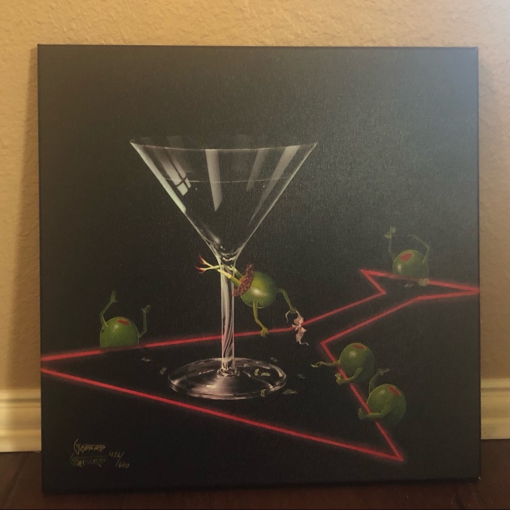 Michael Godard Giclee “ Dirty Martini 3 - Goin’ to School” New Never Displayed